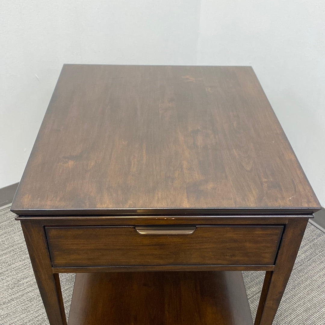 Kincaid Furniture Dark Wood End Table