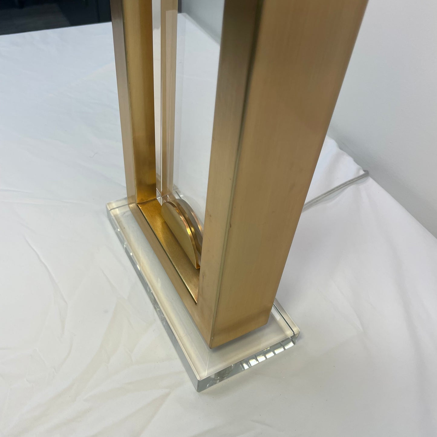 Gold + Acrylic Table Lamp by Chelsea House