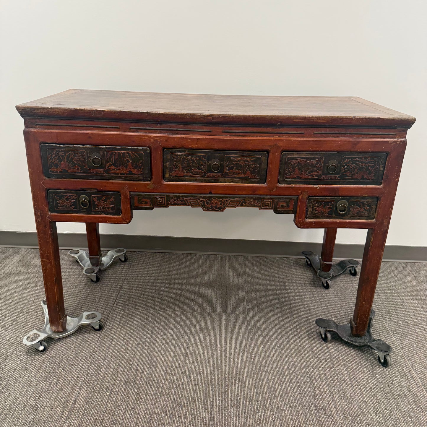 Vintage Wooden Console