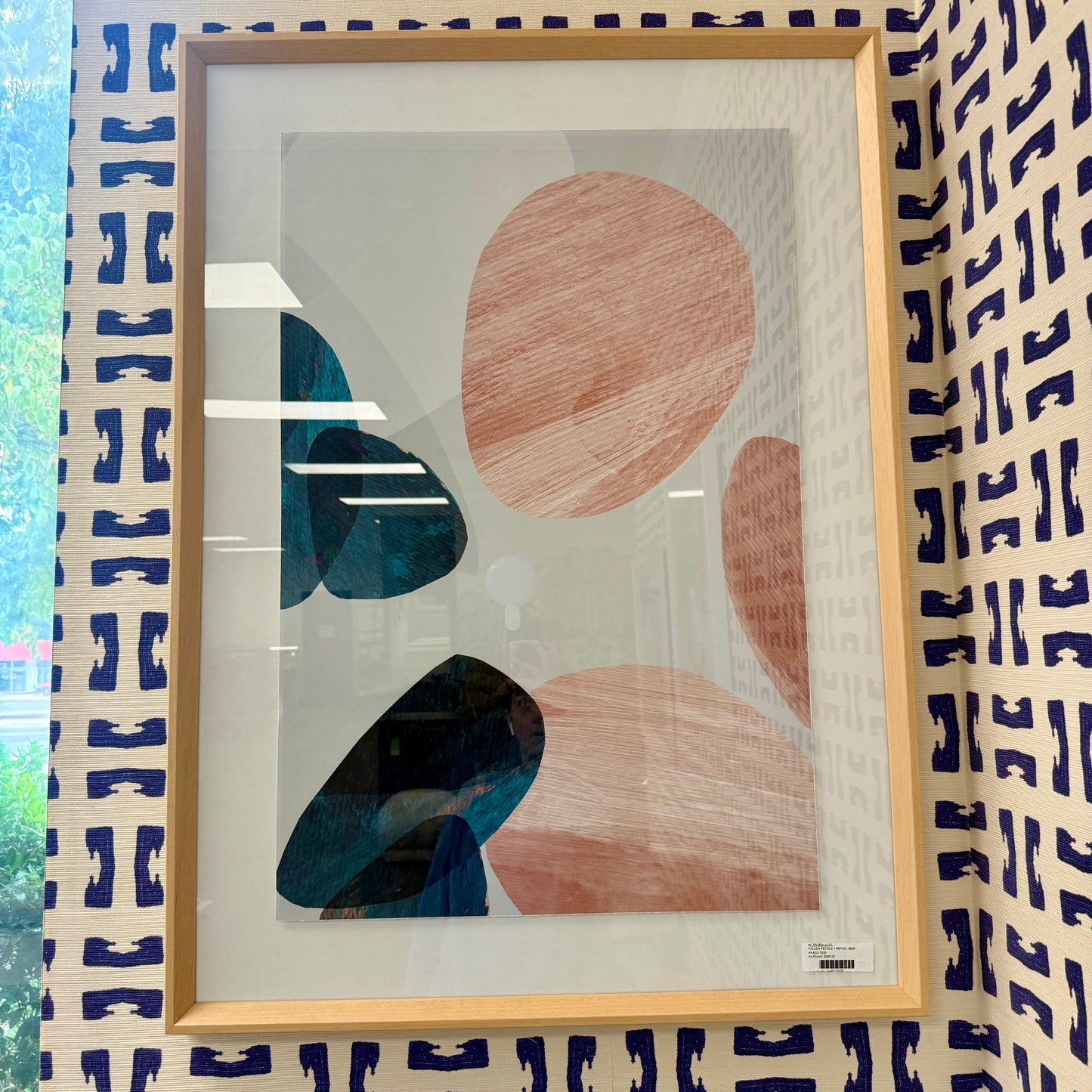 "Fallen Petals I" Framed Print