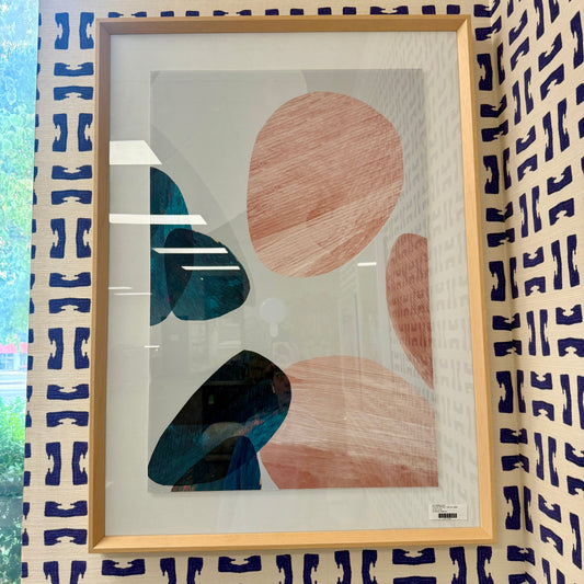 "Fallen Petals I" Framed Print