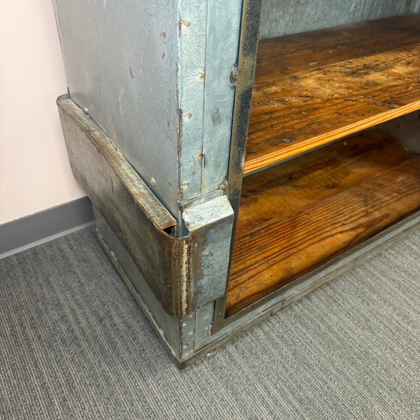 Upcycled Industrial Bar Cart