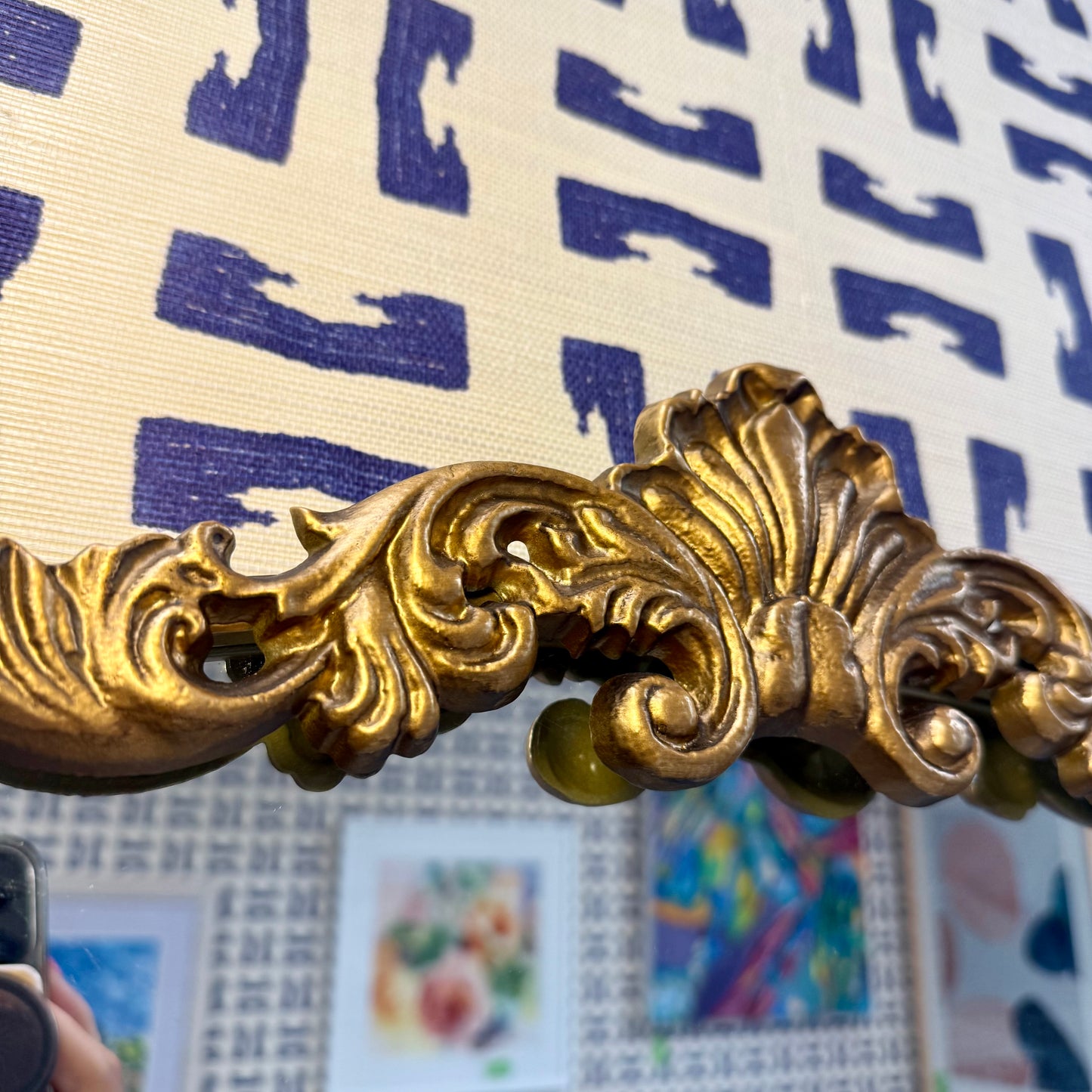 Vintage Style Gold Arch Mirror