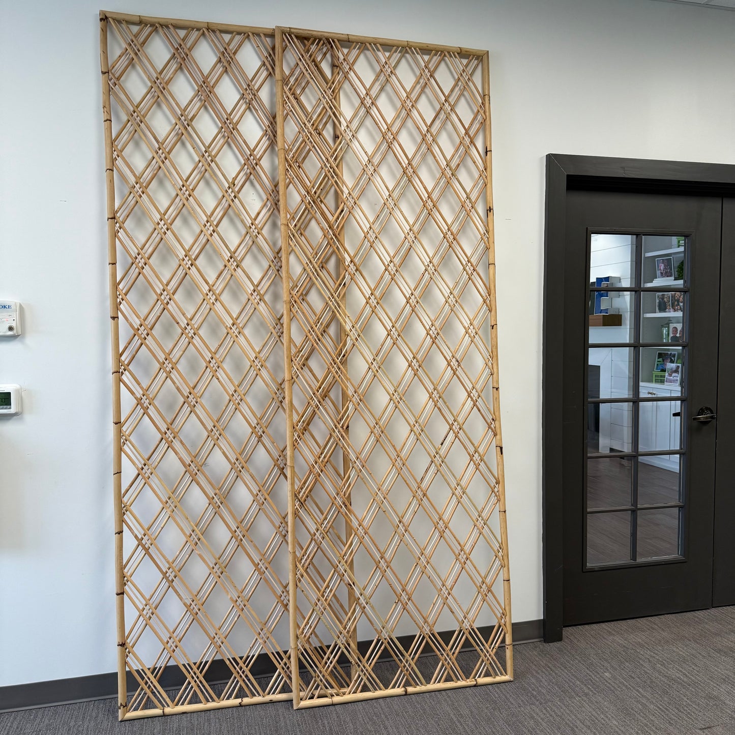 Custom Rattan Panel by Fuller Architectural