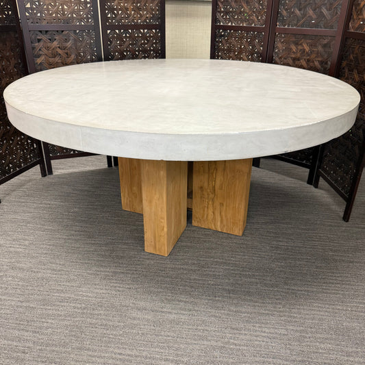 Java Teak + Concrete Dining Table
