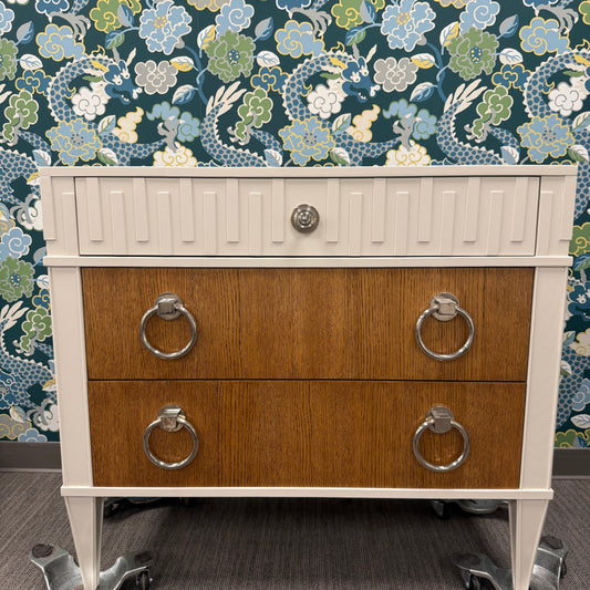 Global Views Transitional Modern 3-Drawer Chest