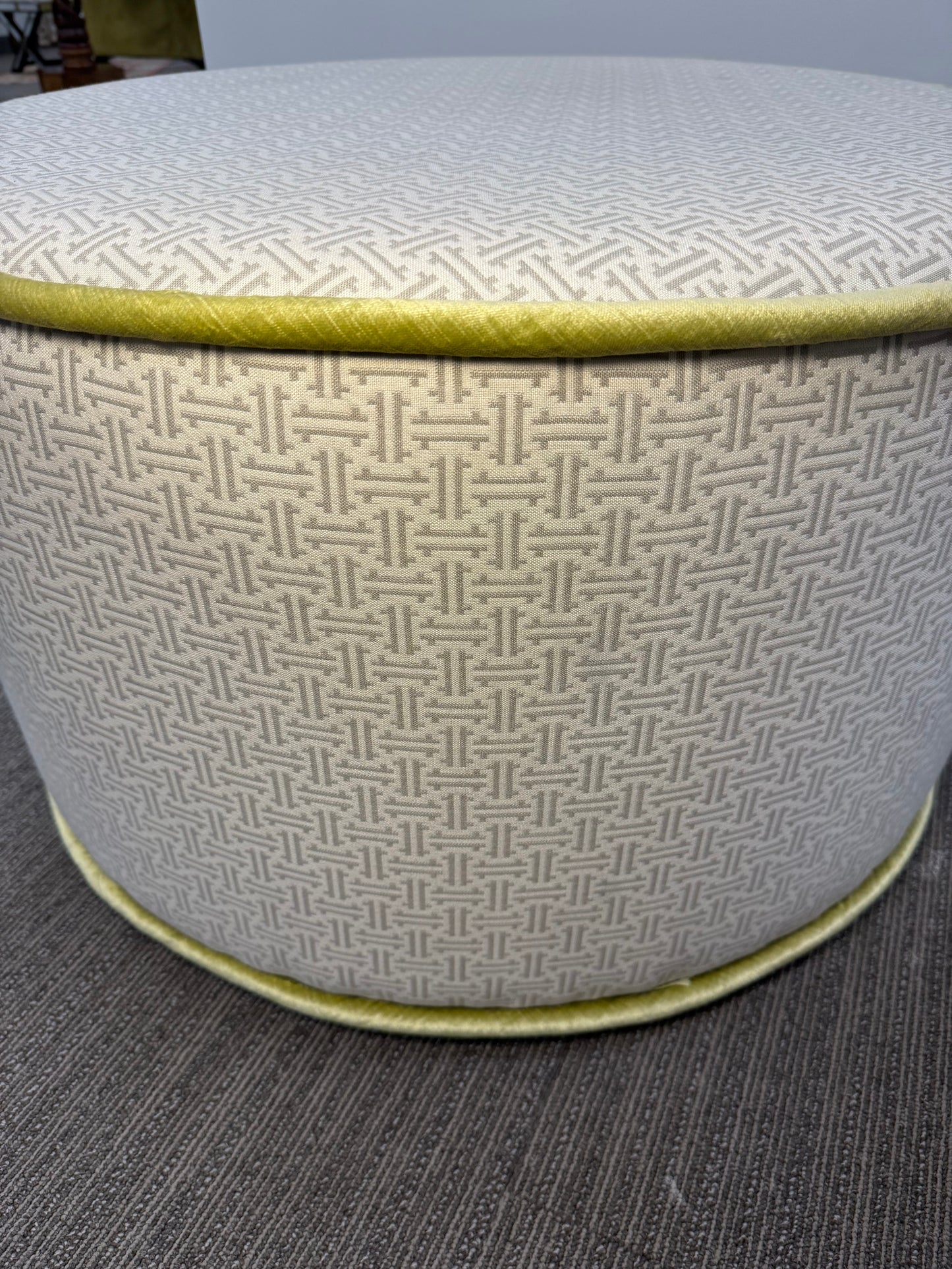 Custom Upholstered Ottoman
