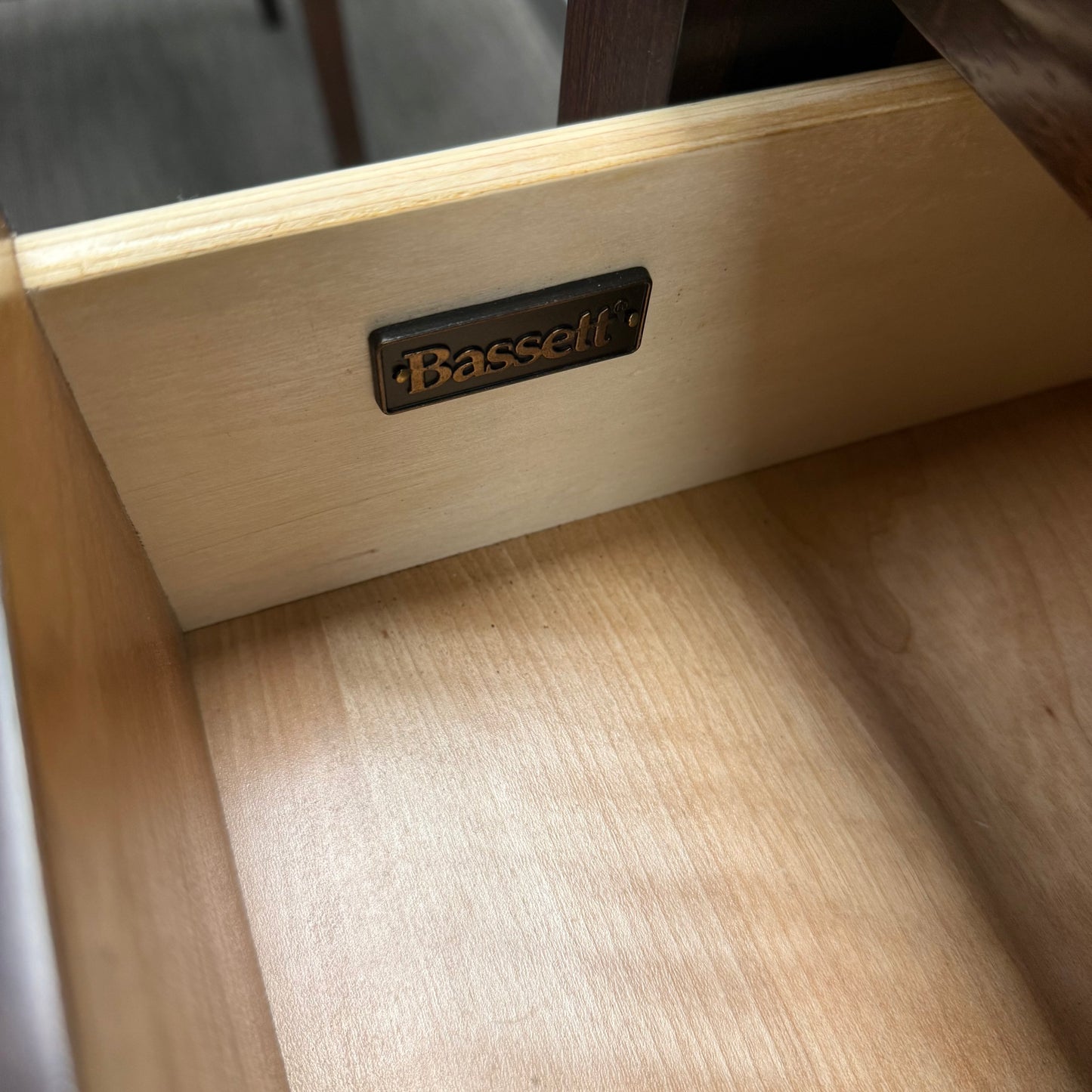 Bassett Wood + Mirror Sideboard