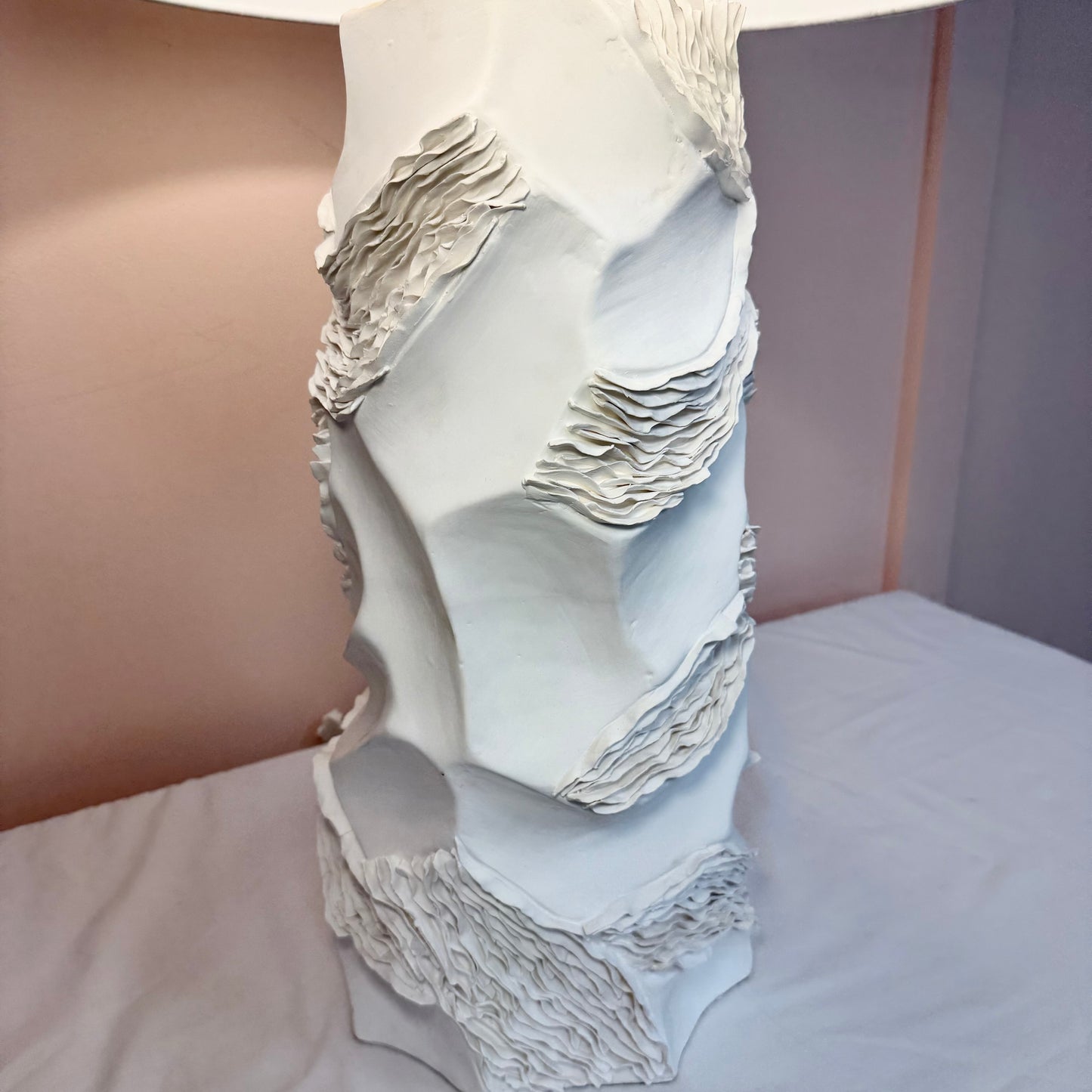 Chelsea House Ripple Ceramic Table Lamp