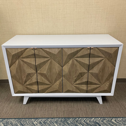 Wood/Enamel Lacquered Credenza