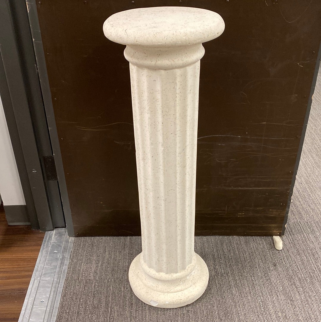 Vintage Plaster Display Column