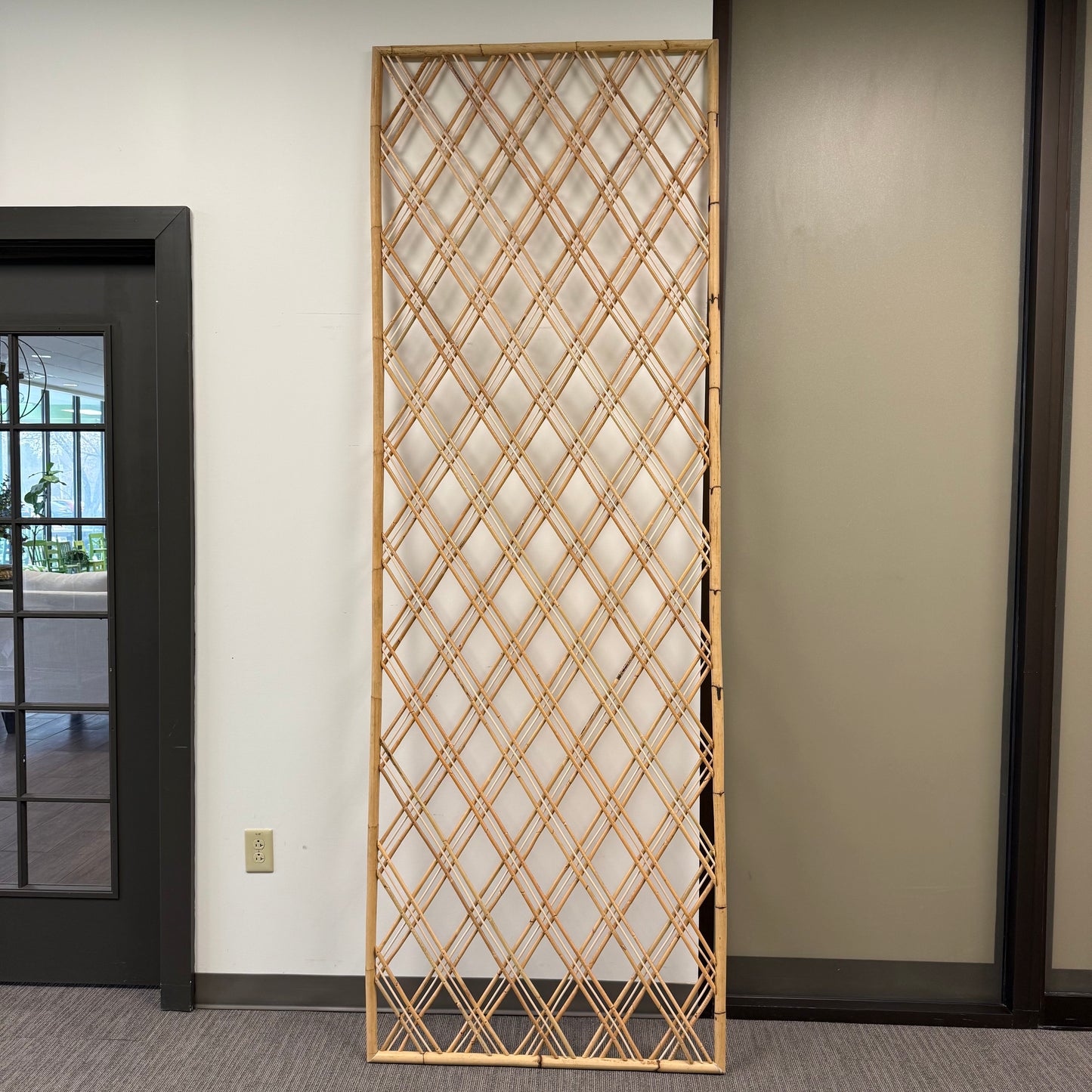 Custom Rattan Panel by Fuller Architectural