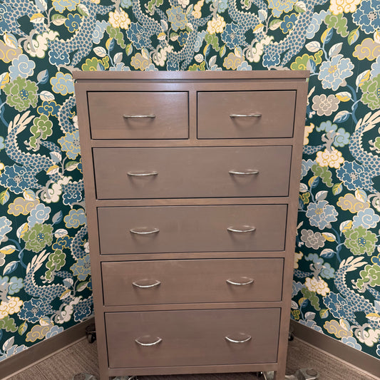 Solid Wood 6-Drawer Dresser