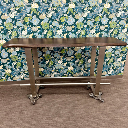Wood + Steel Bar Table