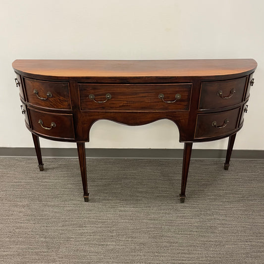 Antique Mahogany Bowfront Sideboard