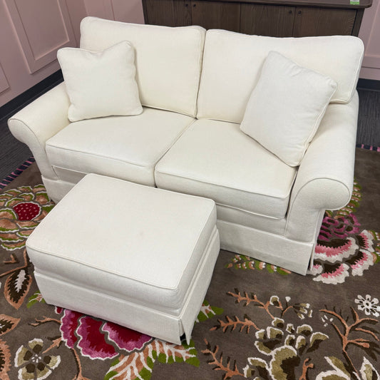 Ethan Allen Sofa with Ottoman