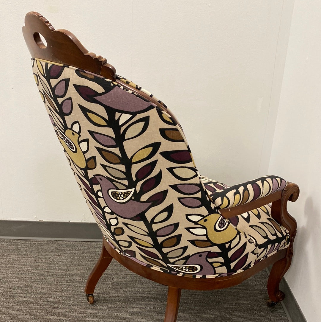 Vintage Bird Accent Chair