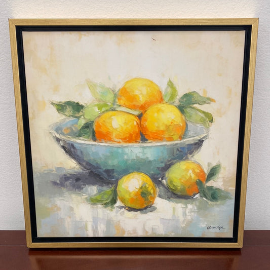 "Classic Citrus" Framed Canvas by Oliver Gal