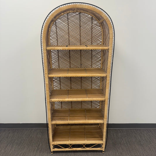 Arched Rattan Etagere