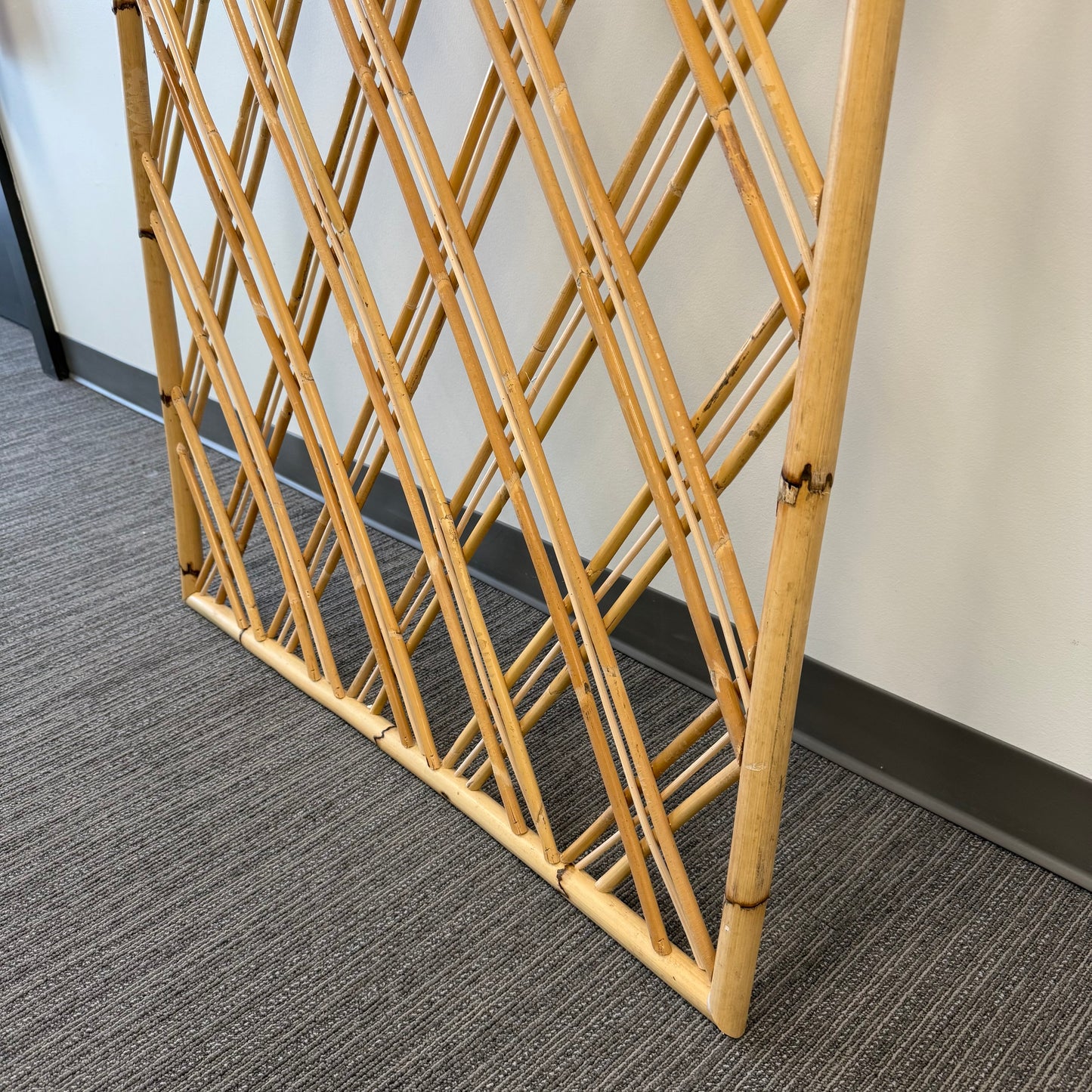 Custom Rattan Panel by Fuller Architectural