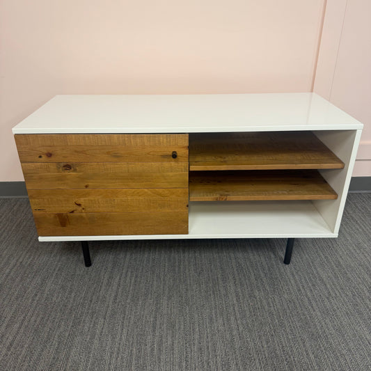 West Elm Wood + Lacquer Media Console