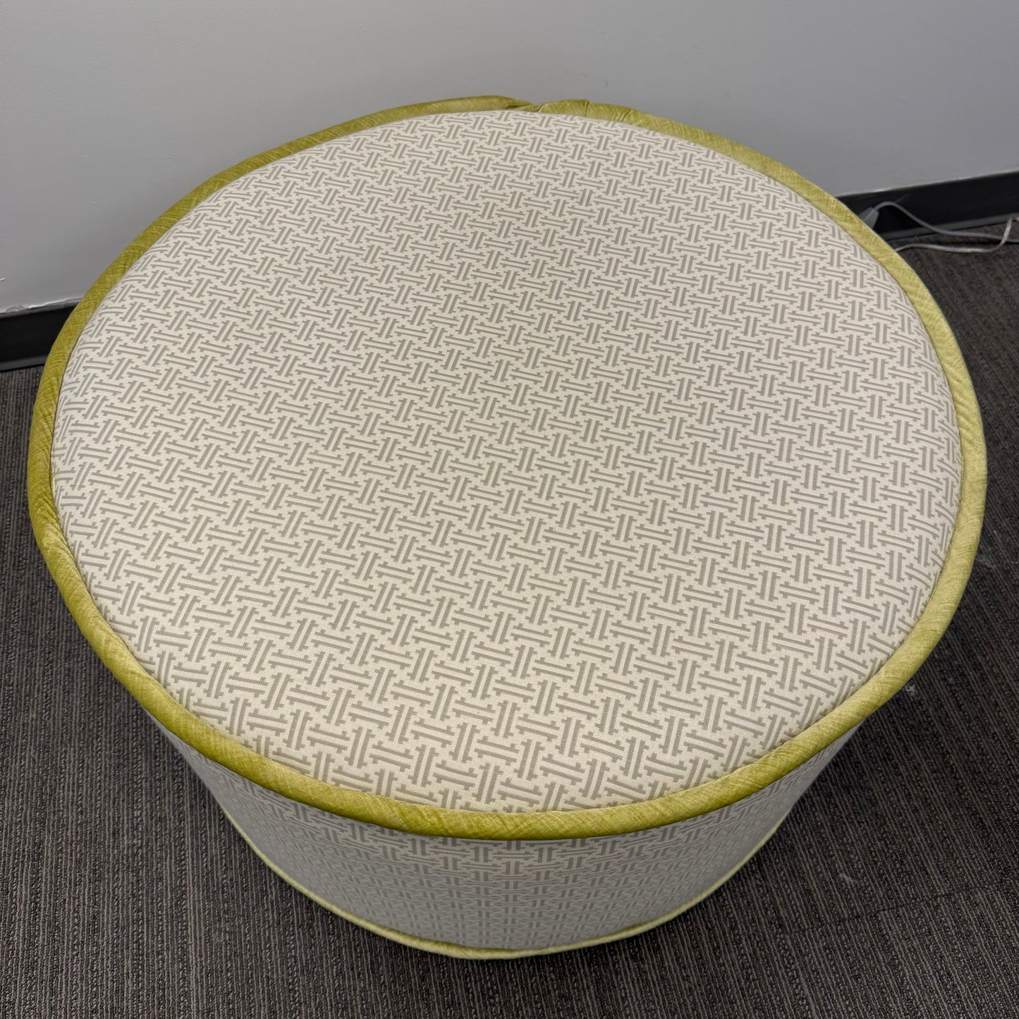 Custom Upholstered Ottoman