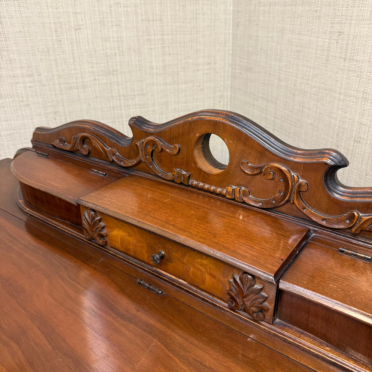 Antique Roos Jacobean Revival Cedar Chest