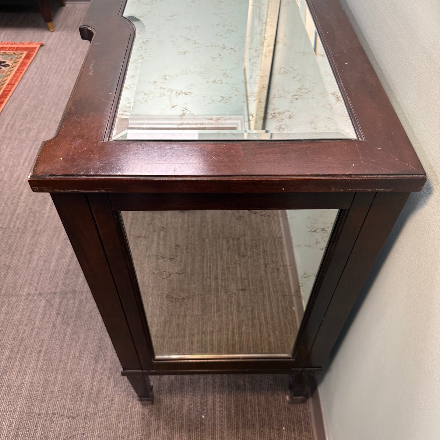 Bassett Wood + Mirror Sideboard