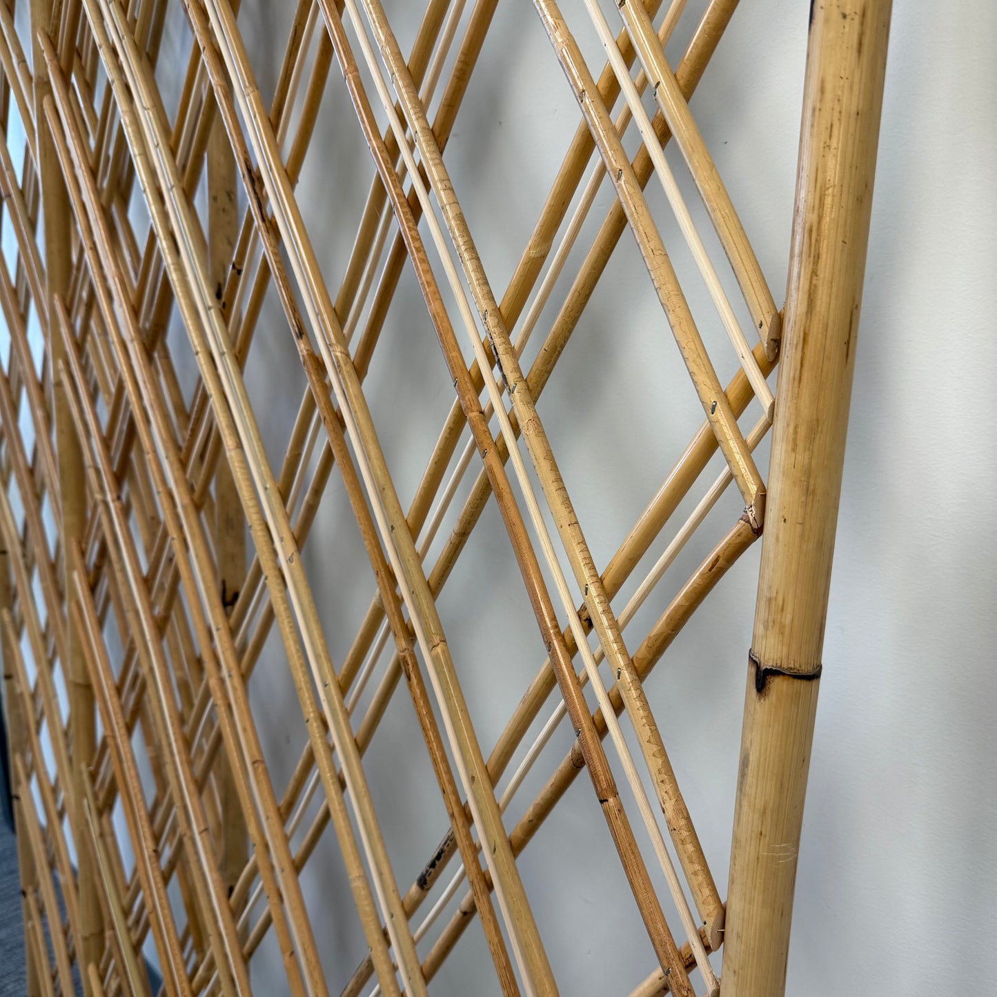 Custom Rattan Panel by Fuller Architectural