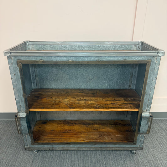 Upcycled Industrial Bar Cart