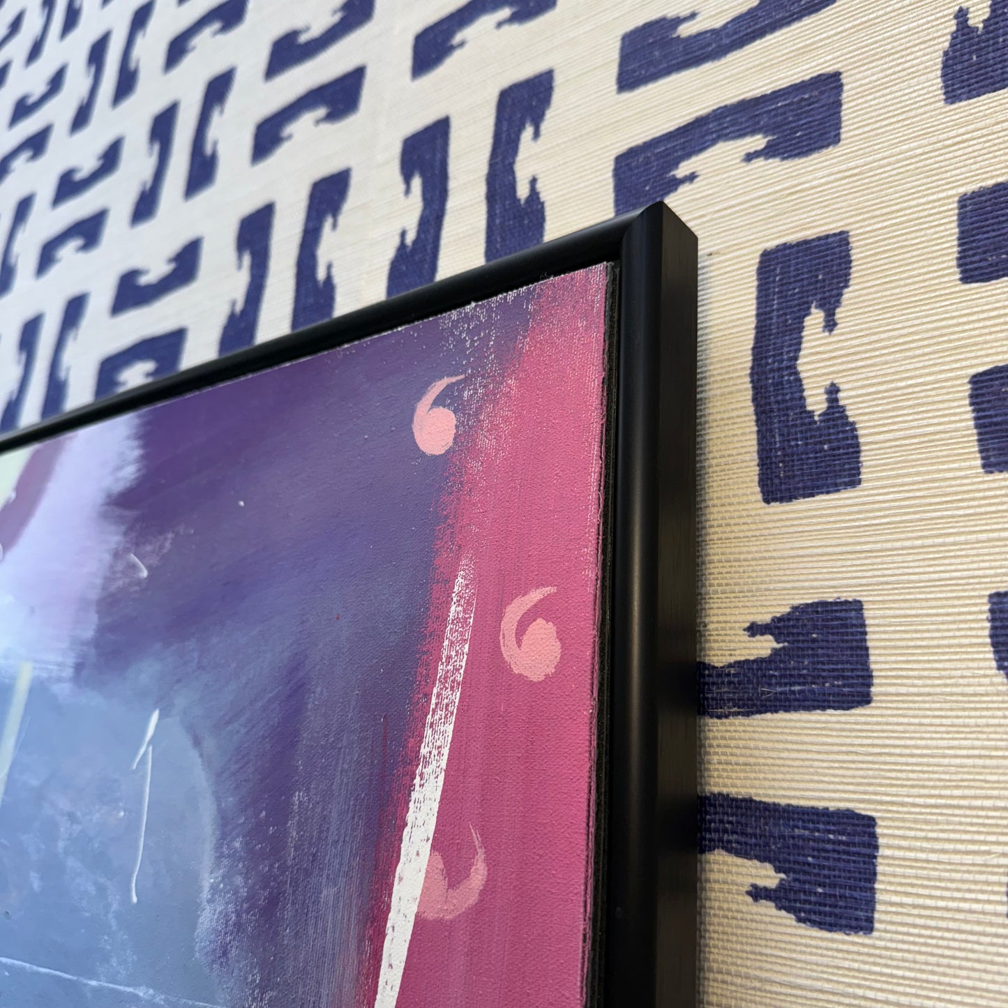 Framed Original Abstract Art by Burch