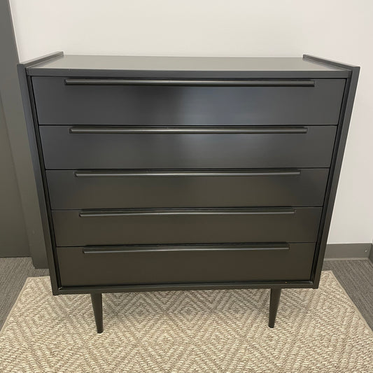 Black Lacquered Midcentury Dresser