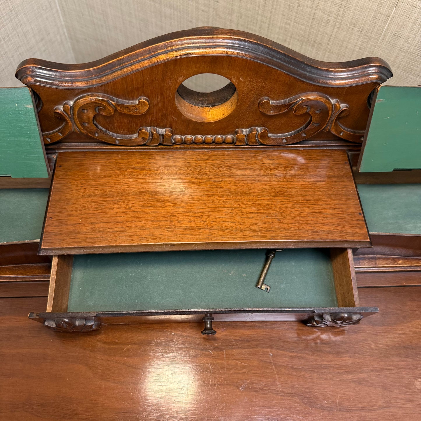 Antique Roos Jacobean Revival Cedar Chest