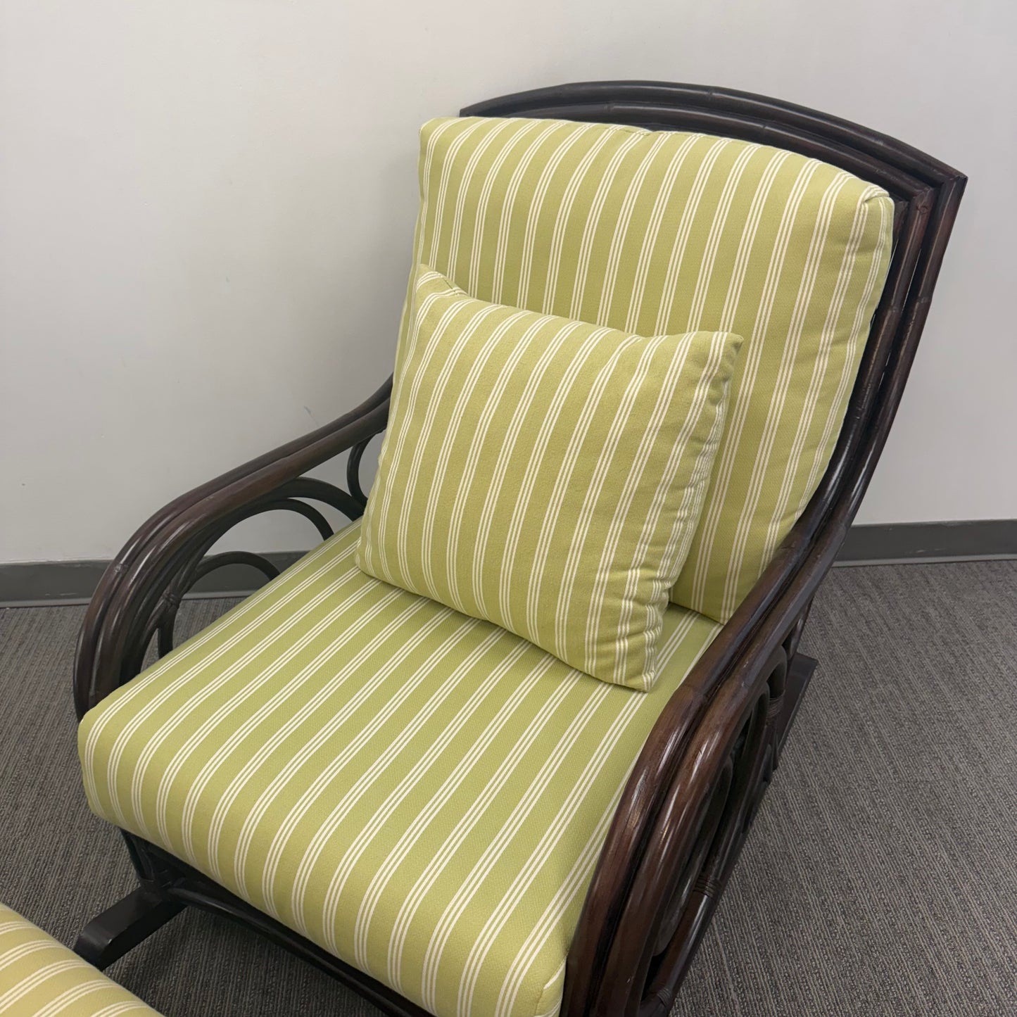 Braxton Culler Edgewater Rattan Rocker & Ottoman Set