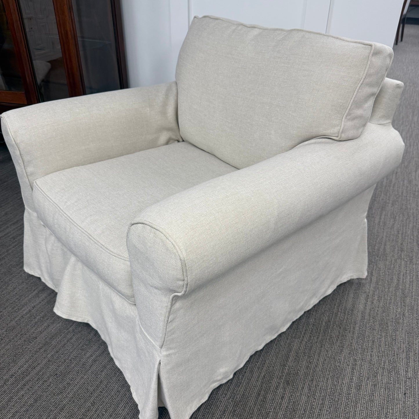 Pottery Barn Roll Arm Chair