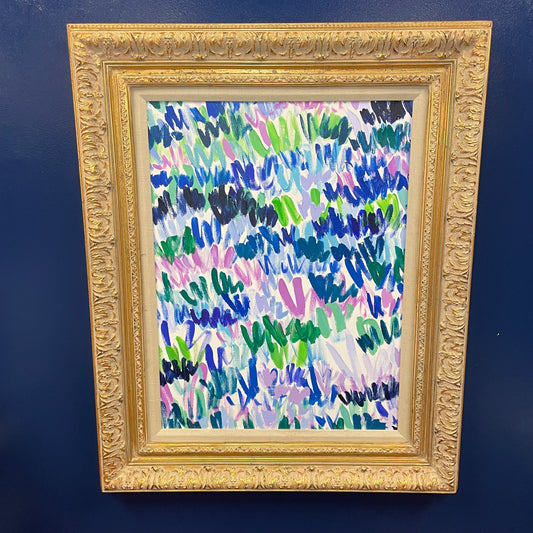 "Lavendar Field I" Original Art by Cassie Adams