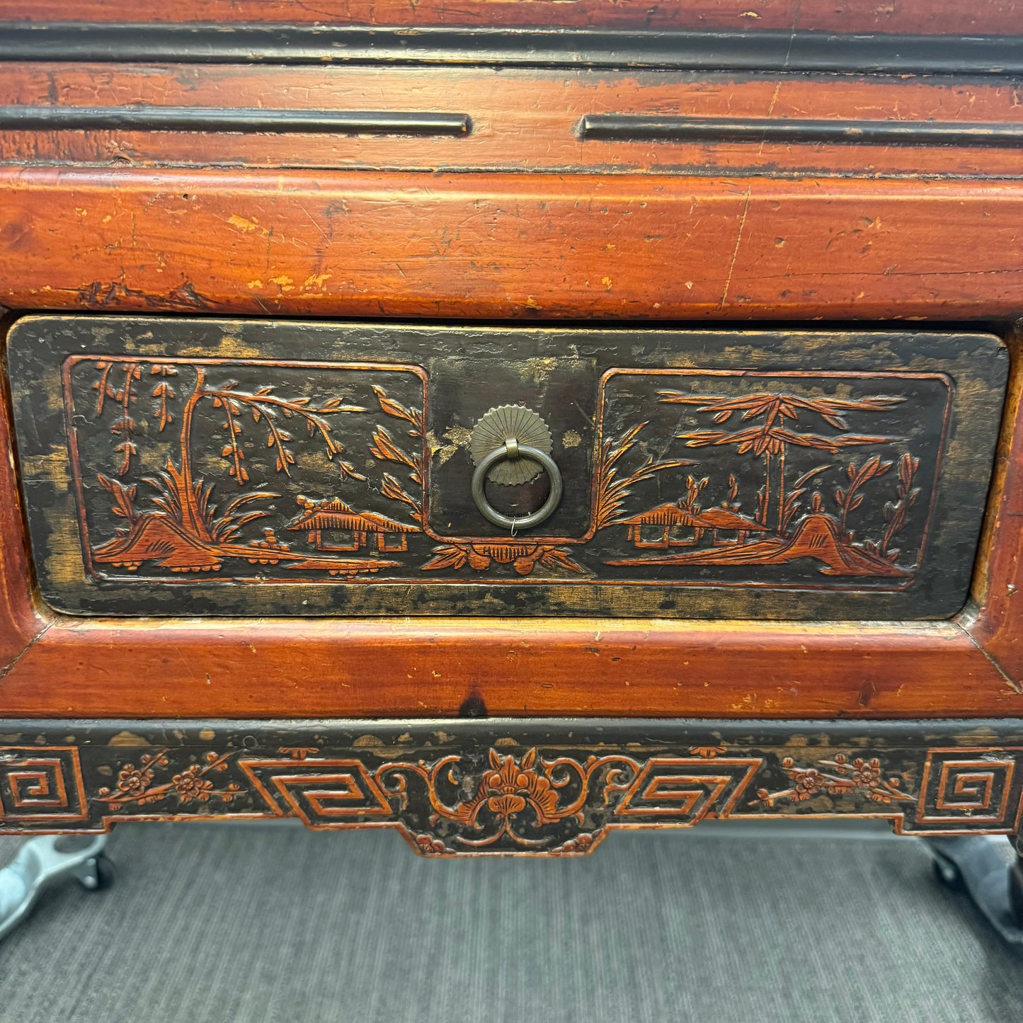 Vintage Wooden Console