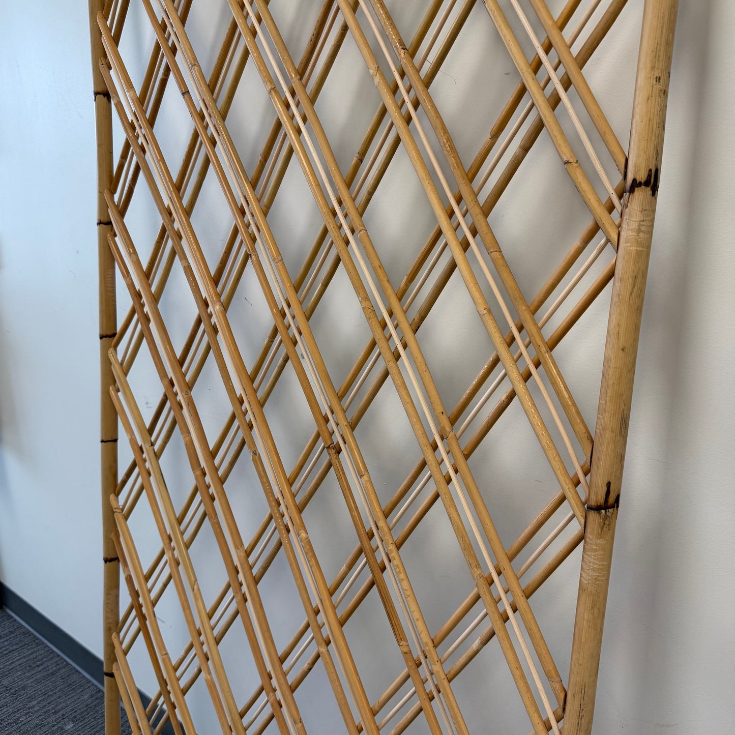 Custom Rattan Panel by Fuller Architectural