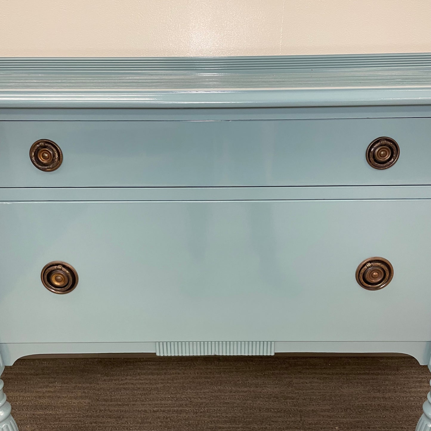 Teal Lacquered Buffet