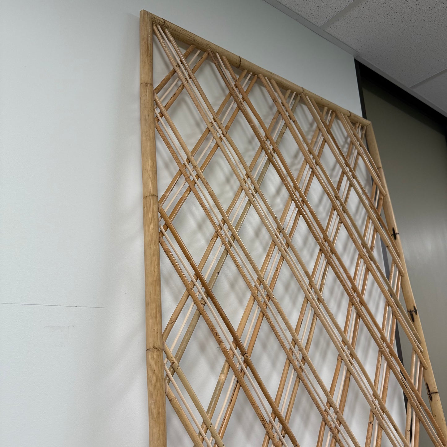 Custom Rattan Panel by Fuller Architectural