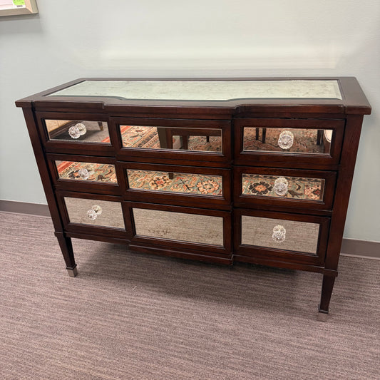 Bassett Wood + Mirror Sideboard