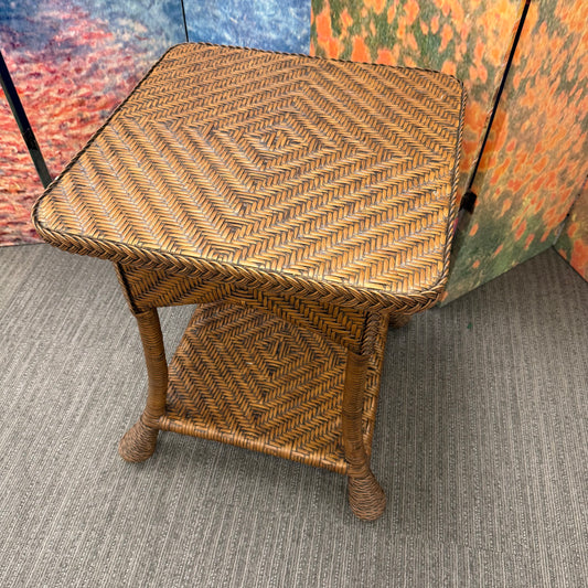Rattan Patio Side Table