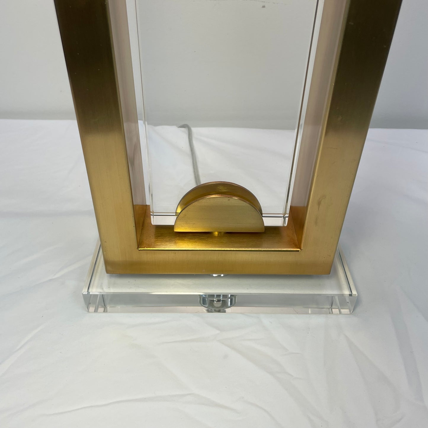 Gold + Acrylic Table Lamp by Chelsea House