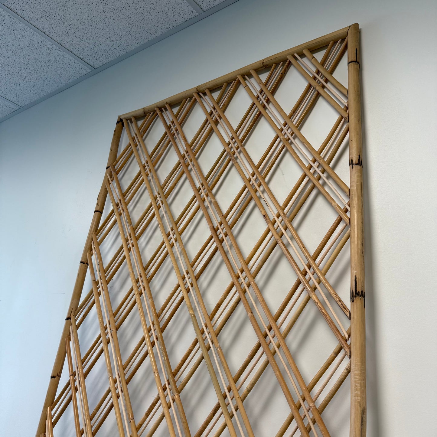 Custom Rattan Panel by Fuller Architectural