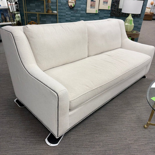 King Hickory Down Sofa with Nail Head Trim