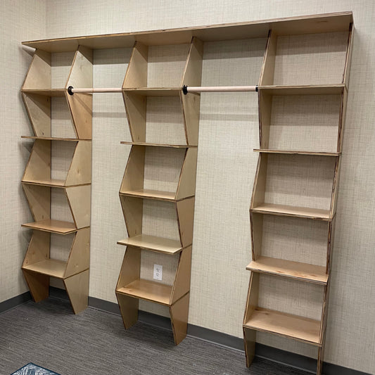 ZAG Baltic Birch Custom 3-tower Closet System