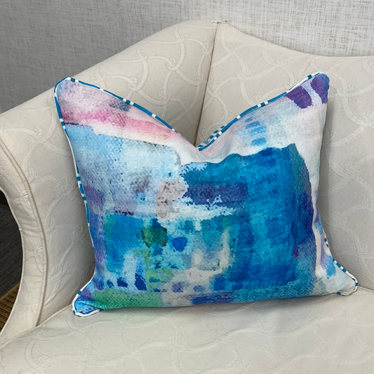 Custom Watercolor Accent Pillow