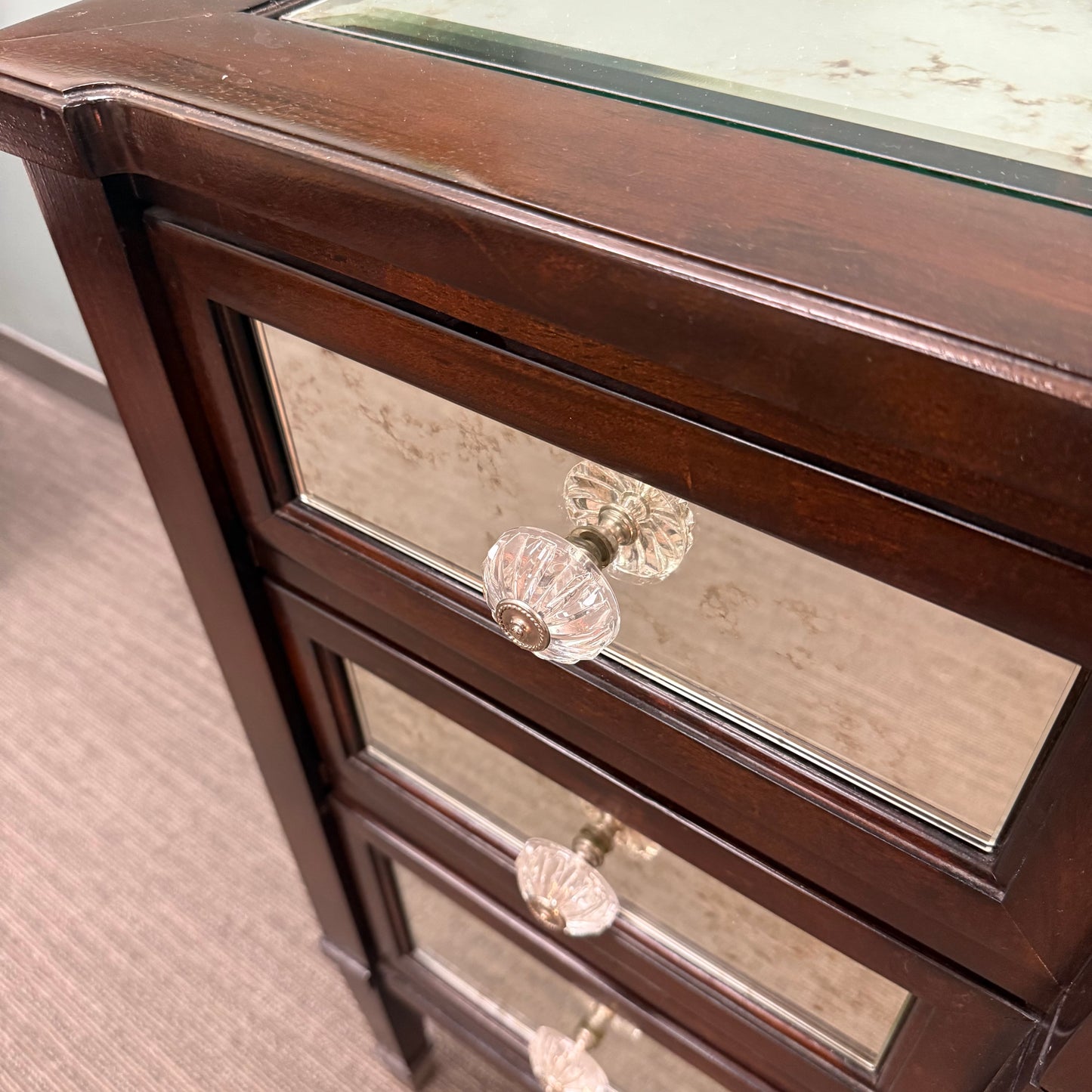 Bassett Wood + Mirror Sideboard