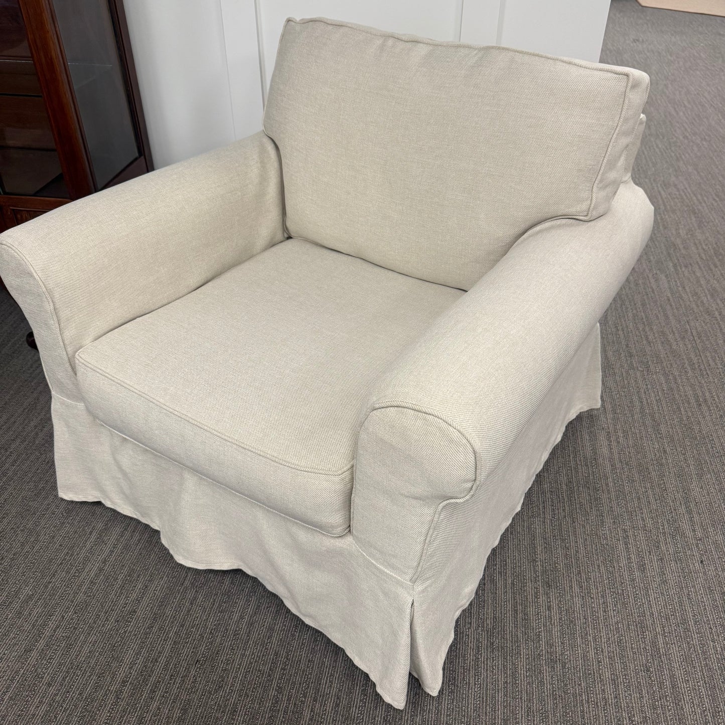 Pottery Barn Roll Arm Chair