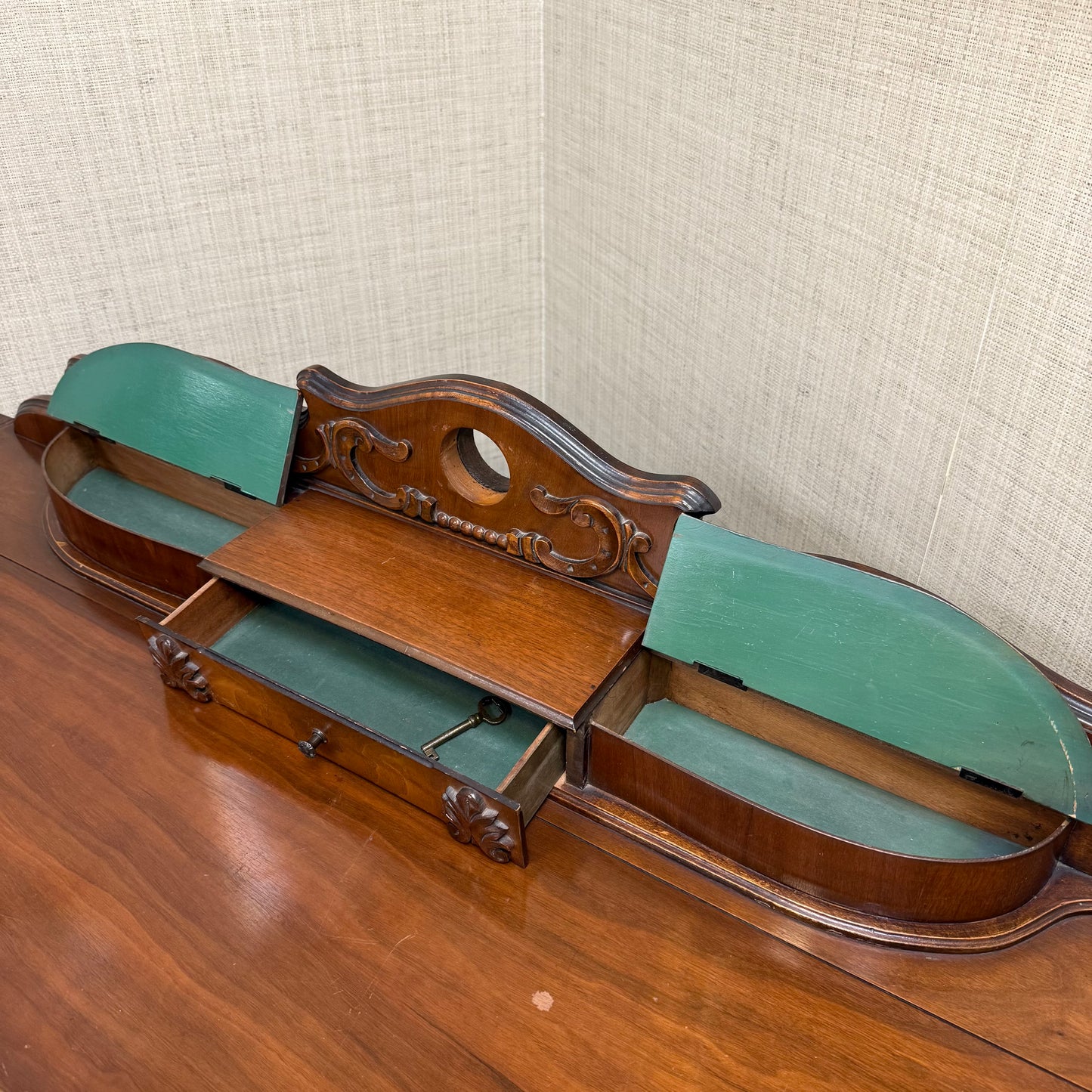 Antique Roos Jacobean Revival Cedar Chest